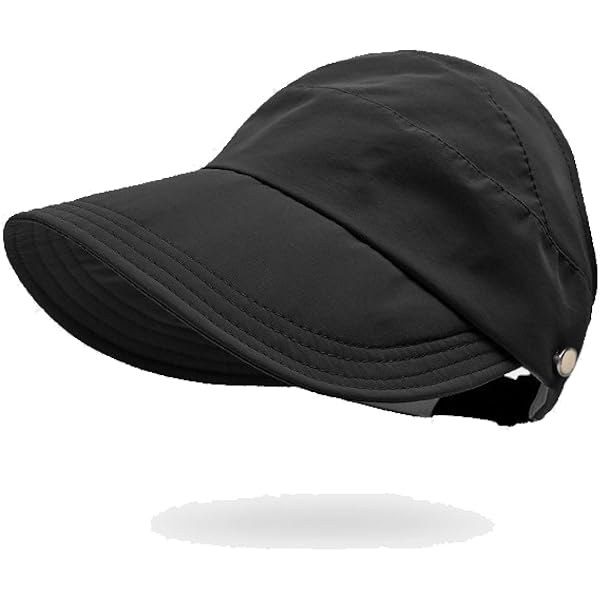 帽子 SEE SEE SUN CAP Sun Hat with Neck Drape & Clip-On Face Mask | Navy UPF 50+